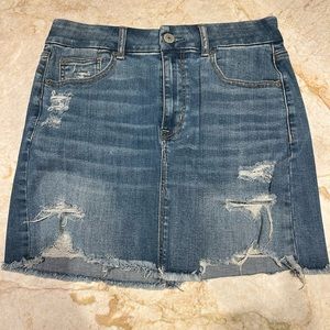 American eagle denim skirt